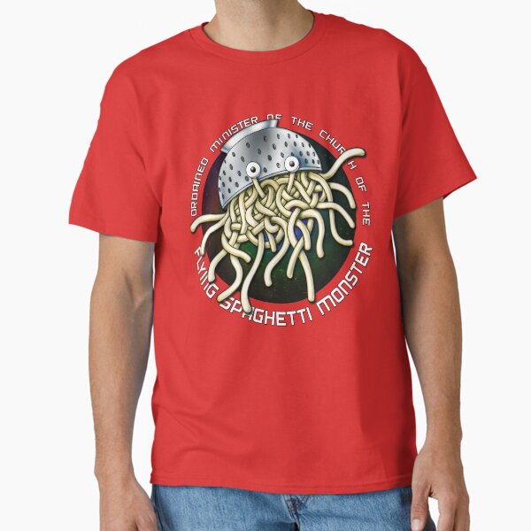 Item preview, Ordained Minister of the Church of the Flying Spaghetti Monster on White designed and sold by DooodleGod.