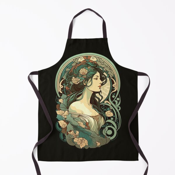 Item preview, The Green Princess designed and sold by ArtNouveauChic.