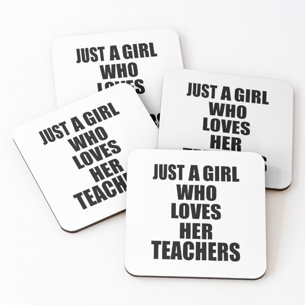 Item preview, Just a girl who loves her teachers designed and sold by TJHstudio.