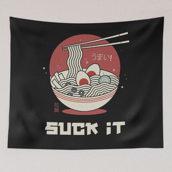 Item preview, China Noodles Suck it - Funny Stuff designed and sold by ChrisFeil.