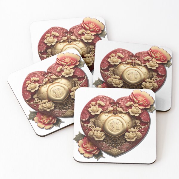 Item preview, Hong Bao Valentine heart theme The Perfect Addition to Your Chinese New Year Celebration II designed and sold by thearttist.