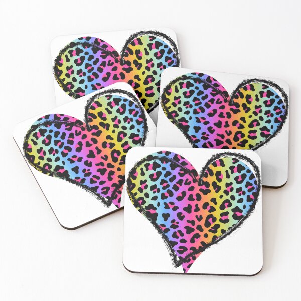 Item preview, Colourful Leopard heart designed and sold by sheelashop.