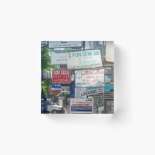 Item preview, Kuta Street Signs designed and sold by Markomark.
