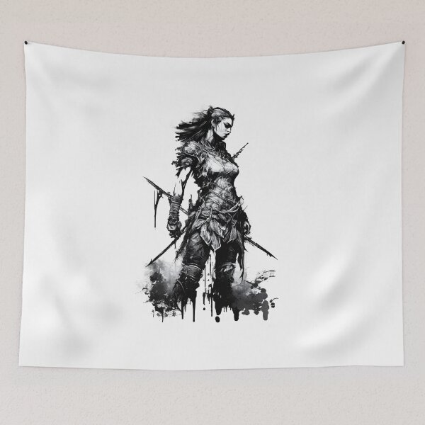 Item preview, Woman Viking Warrior designed and sold by ShadowAndSlate.