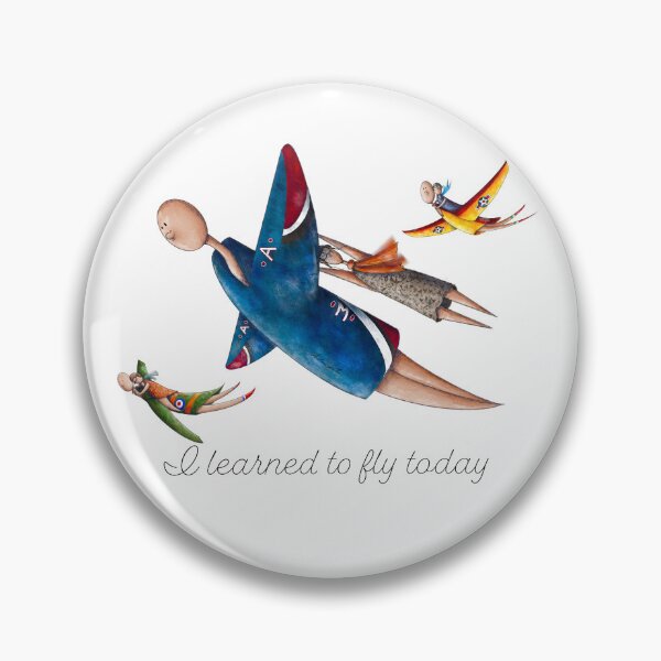 Item preview, I learned to fly today blue (Eng) designed and sold by Ansalart.