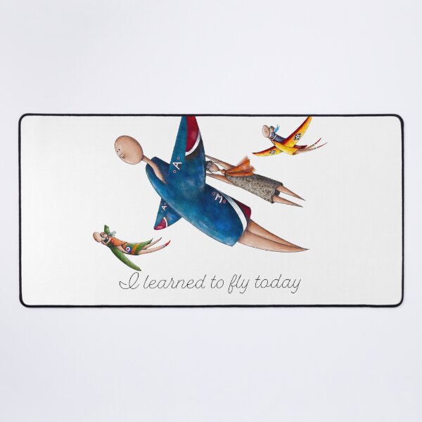 Item preview, I learned to fly today blue (Eng) designed and sold by Ansalart.