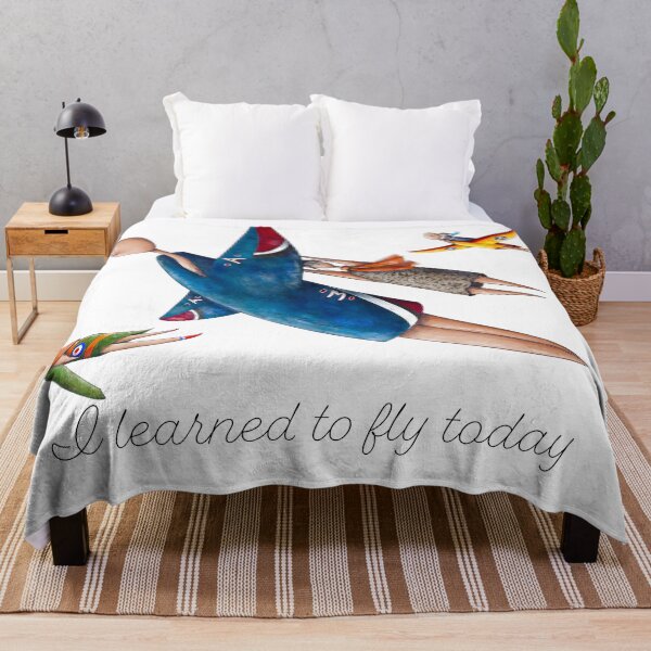 Item preview, I learned to fly today blue (Eng) designed and sold by Ansalart.