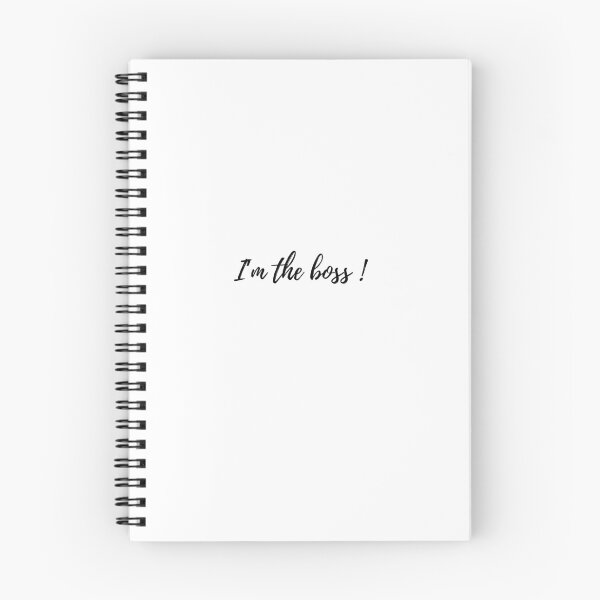 Item preview, I'm the boss ! designed and sold by PrettyThings23.