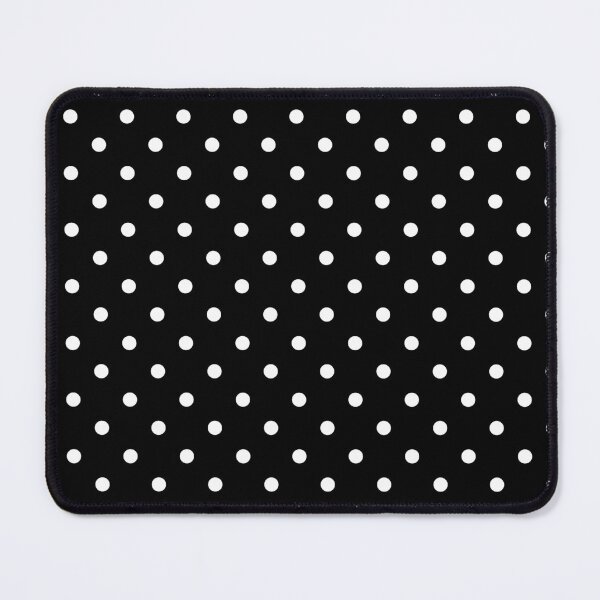 Item preview, White Polka Dots on Black Background designed and sold by starrylite.