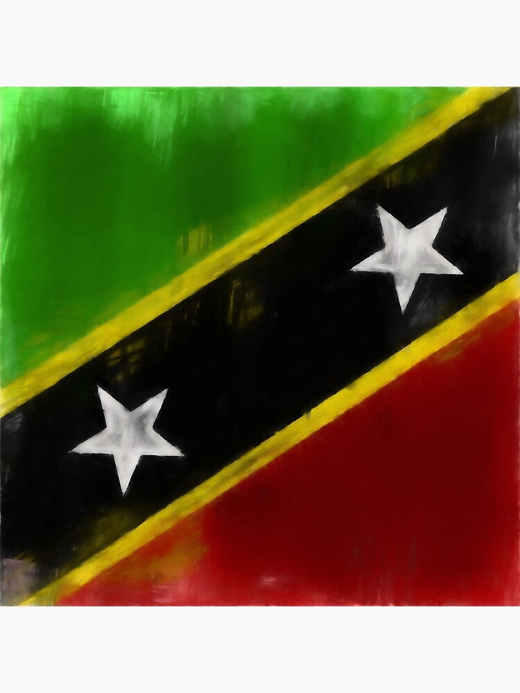Saint Kitts And Nevis Flag Reworked No. 1, Series 1 by 8th-and-f