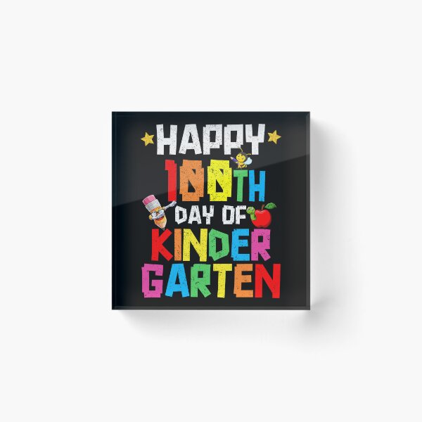 Item preview, Happy 100th Day of Kindergarten  designed and sold by MyLeoTee.