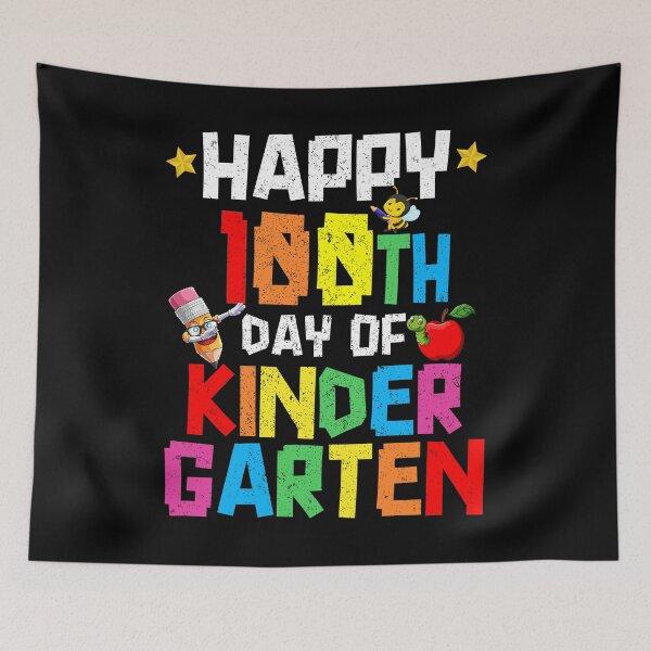Item preview, Happy 100th Day of Kindergarten  designed and sold by MyLeoTee.