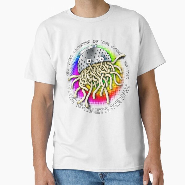 Minister of the Church of the Flying Spaghetti Monster FSM Classic T-Shirt