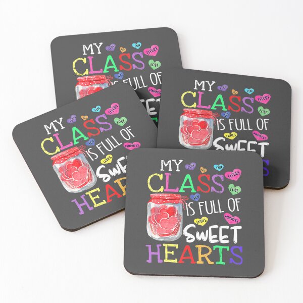 Item preview, My Class Is Full Of Sweethearts Rainbow Teacher Valentine  designed and sold by leaserholetsh.