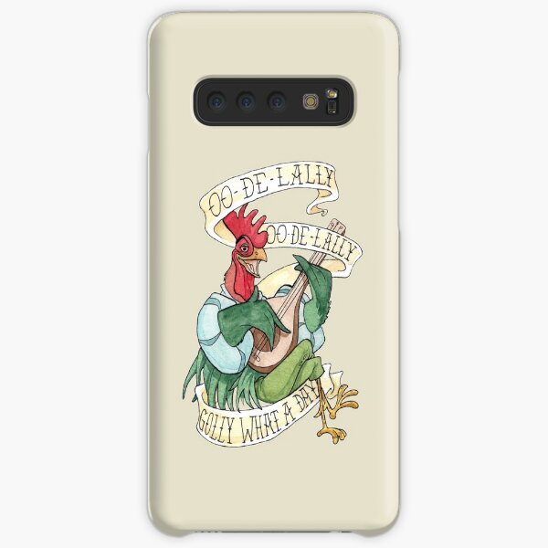 Alan-A-Dale Rooster : OO-De-Lally Golly What A Day Tattoo Watercolor Painting Robin Hood Samsung Galaxy Snap Case