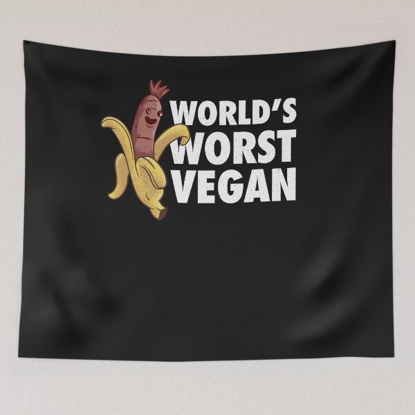 Item preview, Worlds Worst Vegan - bad vegan designed and sold by ChrisFeil.