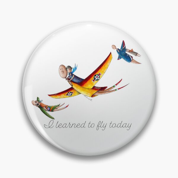 Item preview, I learned to fly today yellow (Eng) designed and sold by Ansalart.