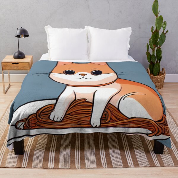 Item preview, The Spaghetti-Loving Cat designed and sold by shypixels.