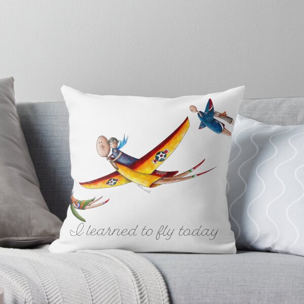 Item preview, I learned to fly today yellow (Eng) designed and sold by Ansalart.