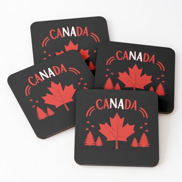 Item preview, Canadian Maple Leaf for Canada Flag Lovers with Trees and Birds designed and sold by Dexter Freeman.