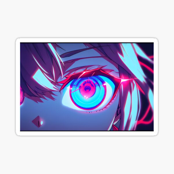 Aperçu de l'œuvre anime furtivement les yeux créée et vendue par Woopee.