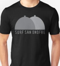 Surf San Onofre Vintage Minimalist Surfing Art Unisex T-Shirt