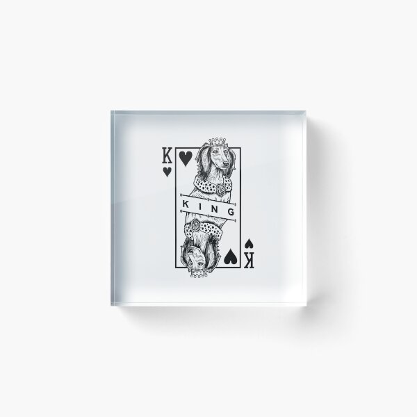 Item preview, Saluki King Of Hearts Funny Dog Lover Pop Art designed and sold by GrandeDuc.