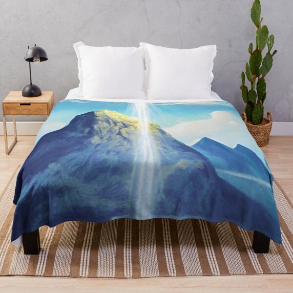 In the beginning, God created the heavens and the earth  #beginning #God #heavens #earth - Artificial intelligence art Throw Blanket