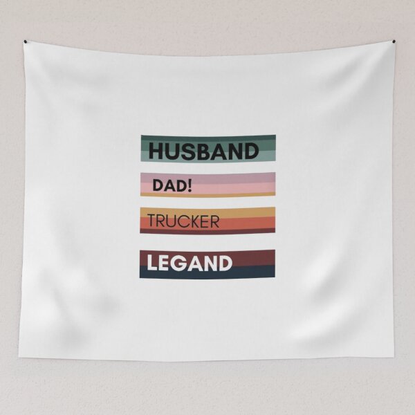 Item preview, HUSBAND DAD TRUCKER LEGAND. designed and sold by MetooStore  ⭐⭐⭐⭐⭐.