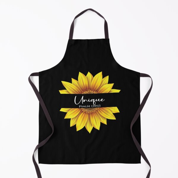 Item preview, Christian Sunflower design - I am Unique - Psalm 139:13 designed and sold by simplydesignart.
