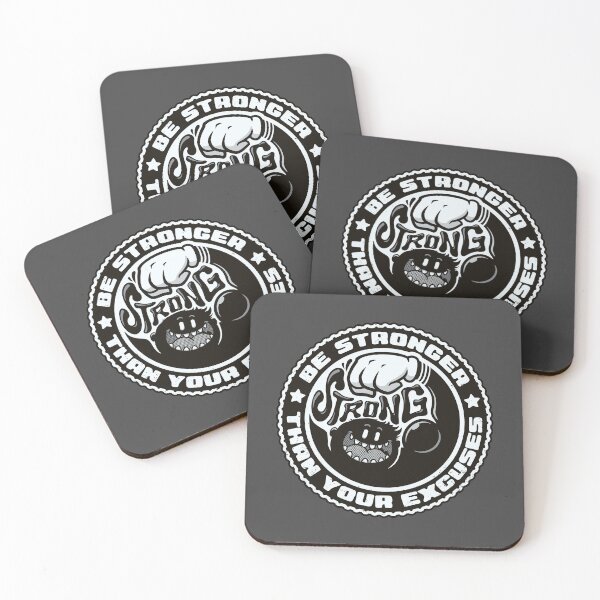 Item preview, Stronger - Fitness Motivational Cartoon designed and sold by studiomsix.
