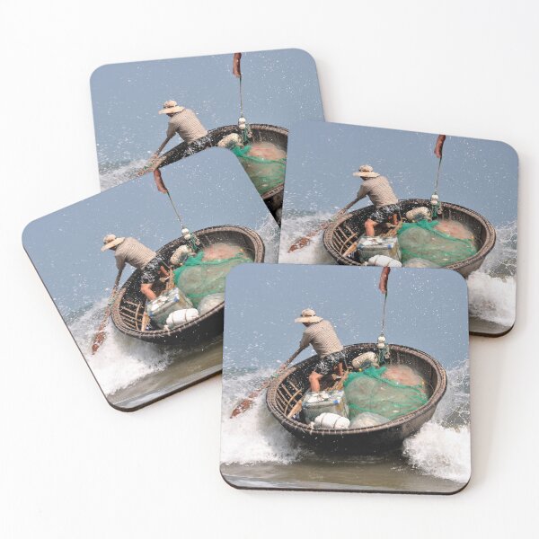 Item preview, Challenge to the Elements: The Fisherman on his Coracle designed and sold by franck380.