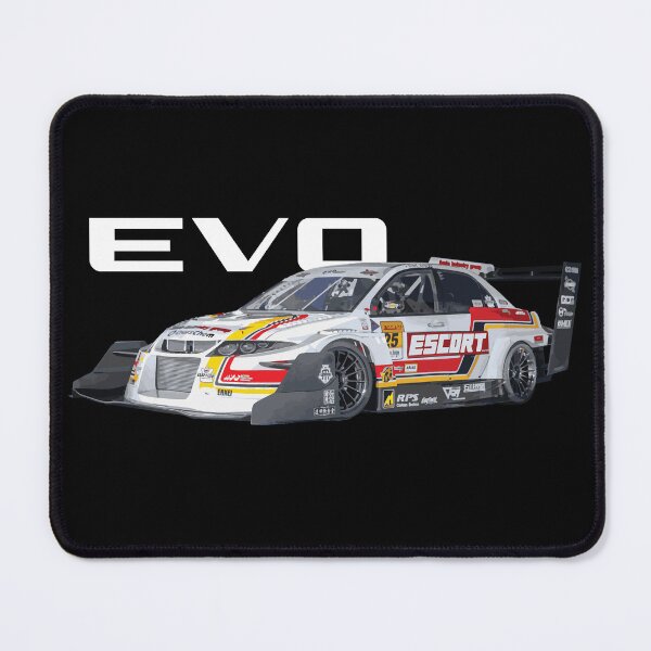 Item preview, ESCORT FIRE ANDO Evo 9 IX TIME ATTACK Mitsubish Evolution Enkei Tsukuba CIRCUIT designed and sold by cowtownCOWBOY.
