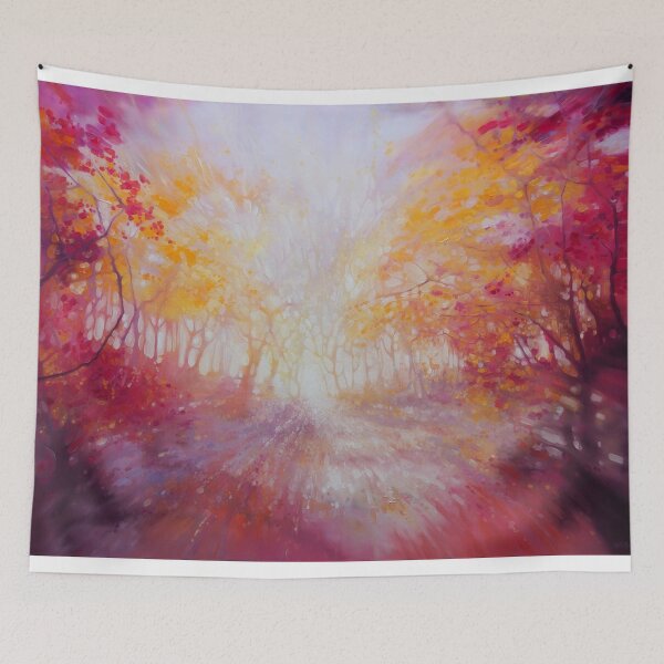 Item preview, Nature Calls - a large autumn landscape with stag designed and sold by Gill Bustamante.