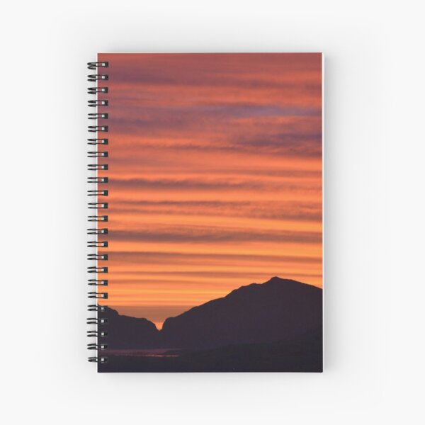 Sunset Over Cedar Spiral Notebook