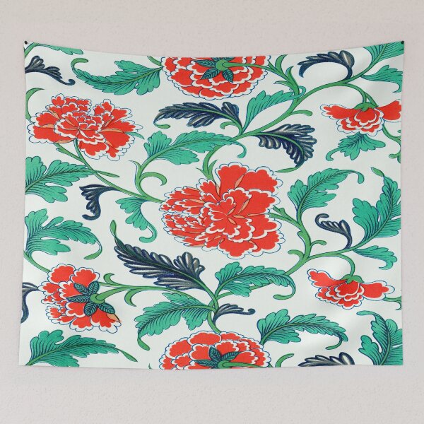 Item preview, Vintage Chinese Red Floral Pattern,Antique,china, designed and sold by Tamas Das.
