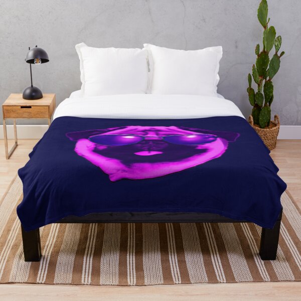 Item preview, Trippy Purple Pug with Aviator Shades designed and sold by LearnedAfter30.