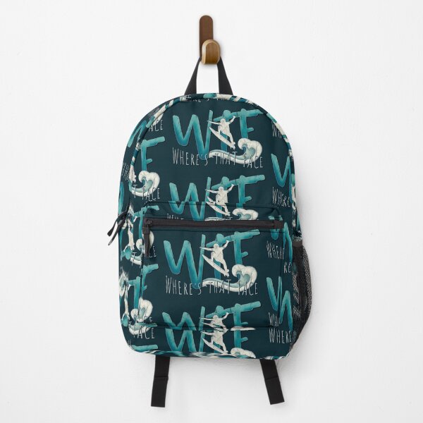 Item preview, WTF Where’s That Face Surf Waves Surfer Slang Acronym Pun designed and sold by Skizzenmonster.