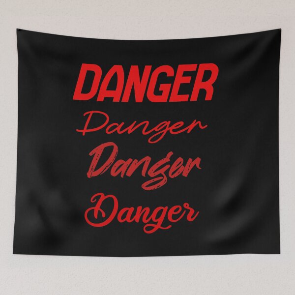 Item preview, danger different fonts red designed and sold by vibeno1.