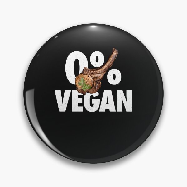 Item preview, 0% vegan - steak love designed and sold by ChrisFeil.