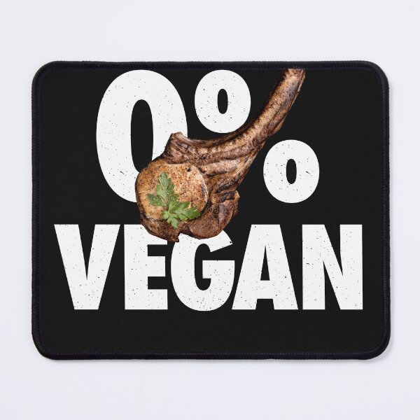 Item preview, 0% vegan - steak love designed and sold by ChrisFeil.
