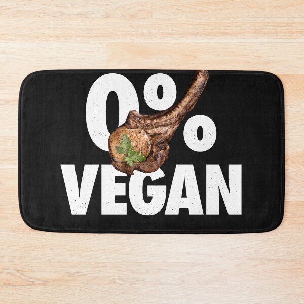 Item preview, 0% vegan - steak love designed and sold by ChrisFeil.