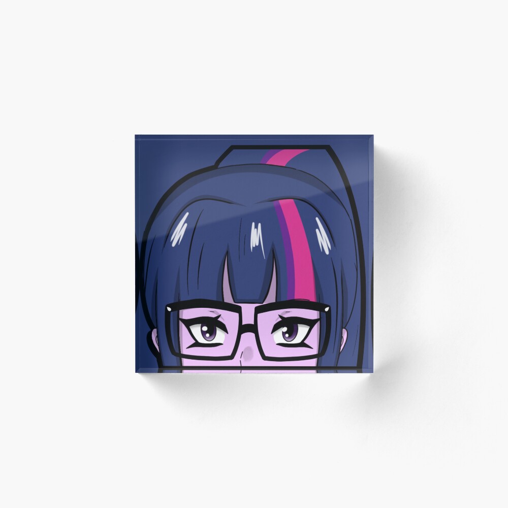 Peeking Sci-Twilight Sparkle