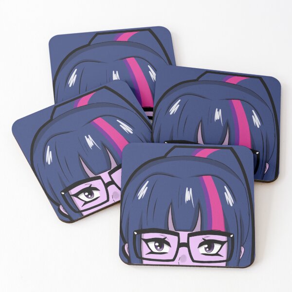 Item preview, Peeking Sci-Twilight Sparkle designed and sold by ApplejackRD.