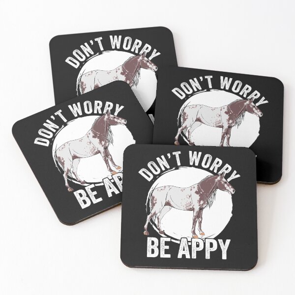 Item preview, Don't Worry Be Appy Funny Appaloosa Girl Appaloosa Horse Fan designed and sold by Nessshirts.