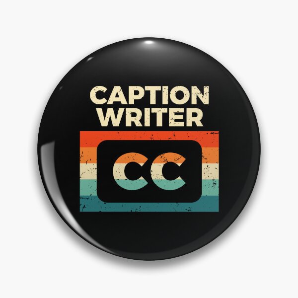 Item preview, Caption Writer Retro Vintage designed and sold by NestaReign.