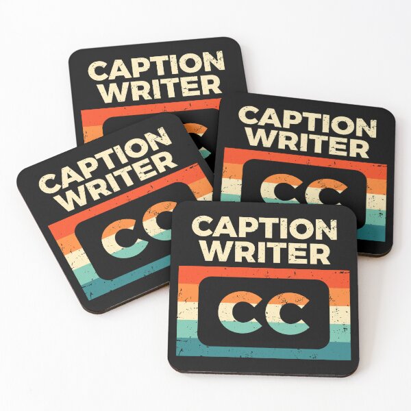 Item preview, Caption Writer Retro Vintage designed and sold by NestaReign.