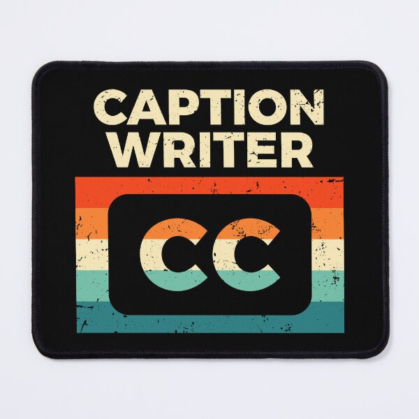 Item preview, Caption Writer Retro Vintage designed and sold by NestaReign.