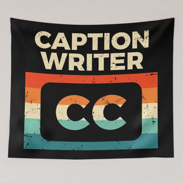 Item preview, Caption Writer Retro Vintage designed and sold by NestaReign.