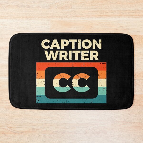 Item preview, Caption Writer Retro Vintage designed and sold by NestaReign.